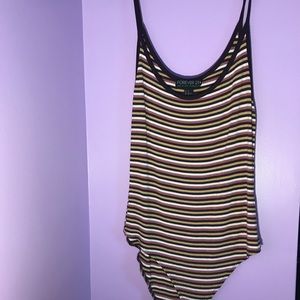 Striped bodysuit - 1X